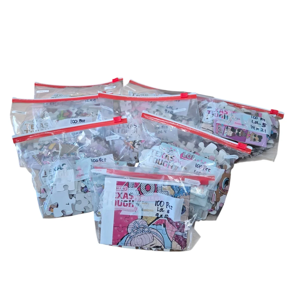 LOL Surprise! Kids Puzzle 100 Pieces Bundle Of 8 Puzzles